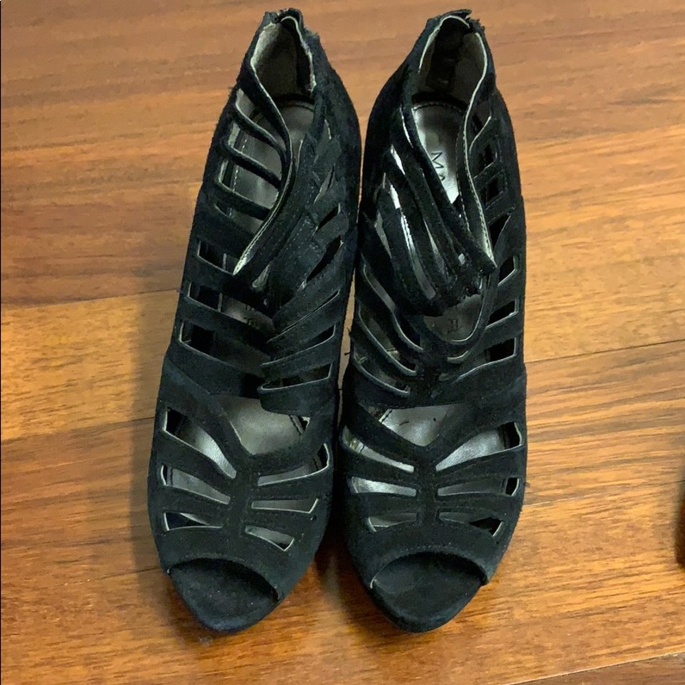 Marc fisher open toe booties